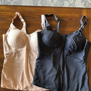 Black and Cream Camisole Set